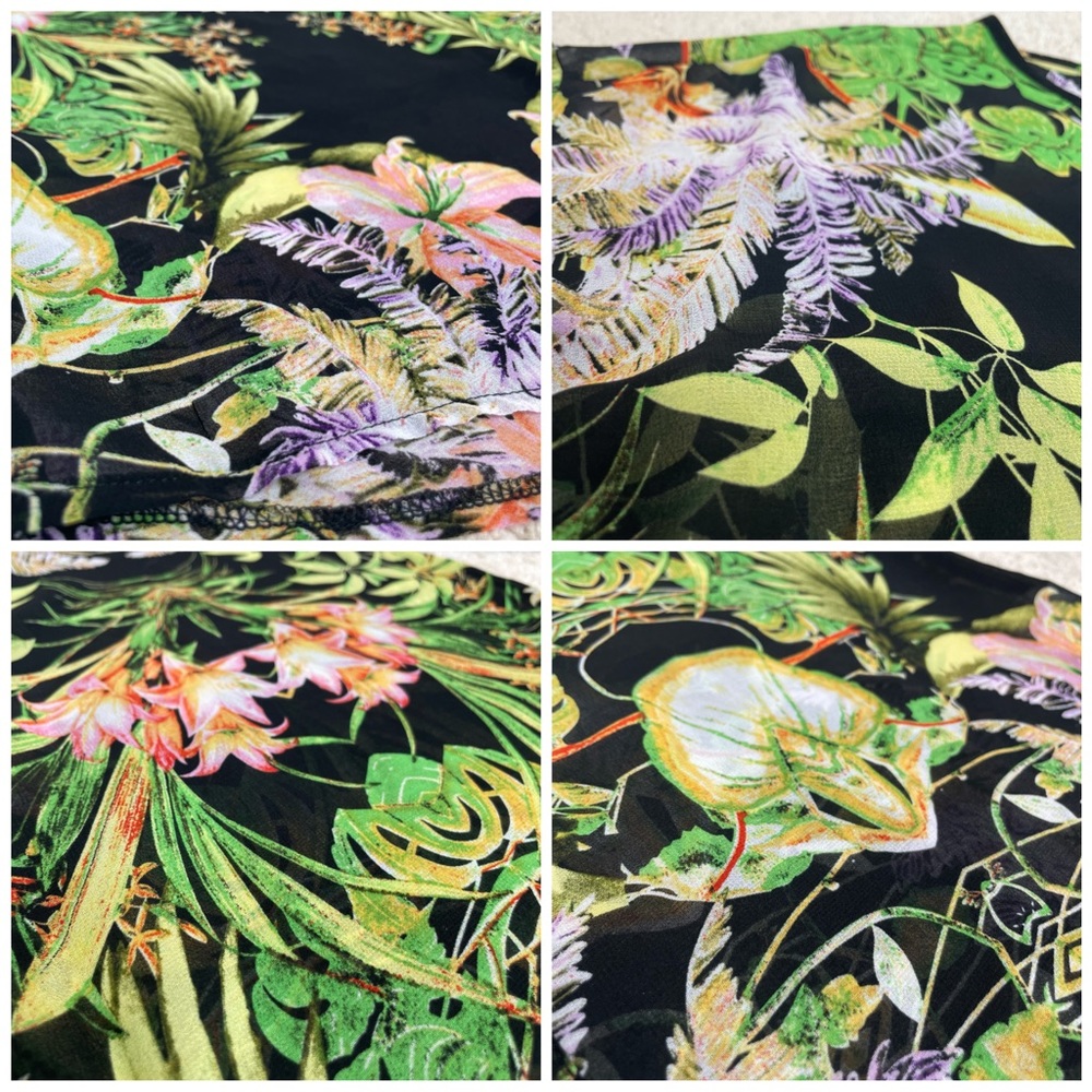 I Jeans by Buffalo Tropical Floral Tunic Blouse - Picture 11 of 17